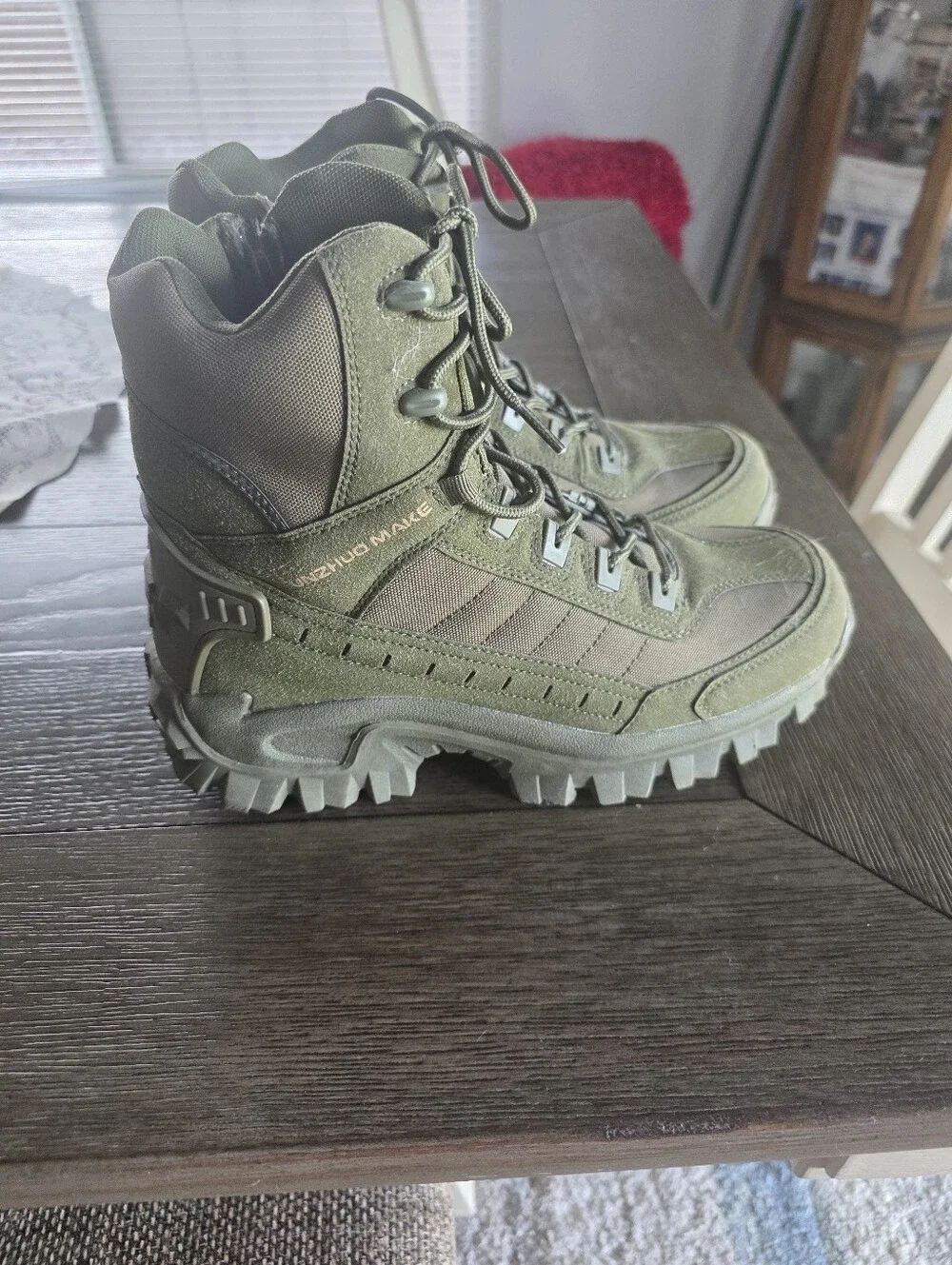 5.A.A Tactical Tactical Men's Olive Green Hiking Boots